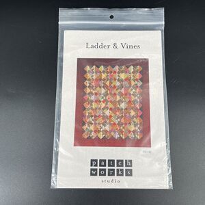 PATCH WORKS STUDIO Quilt Pattern Ladder & Vines PS-117 Quilt Finished 55" x 66"